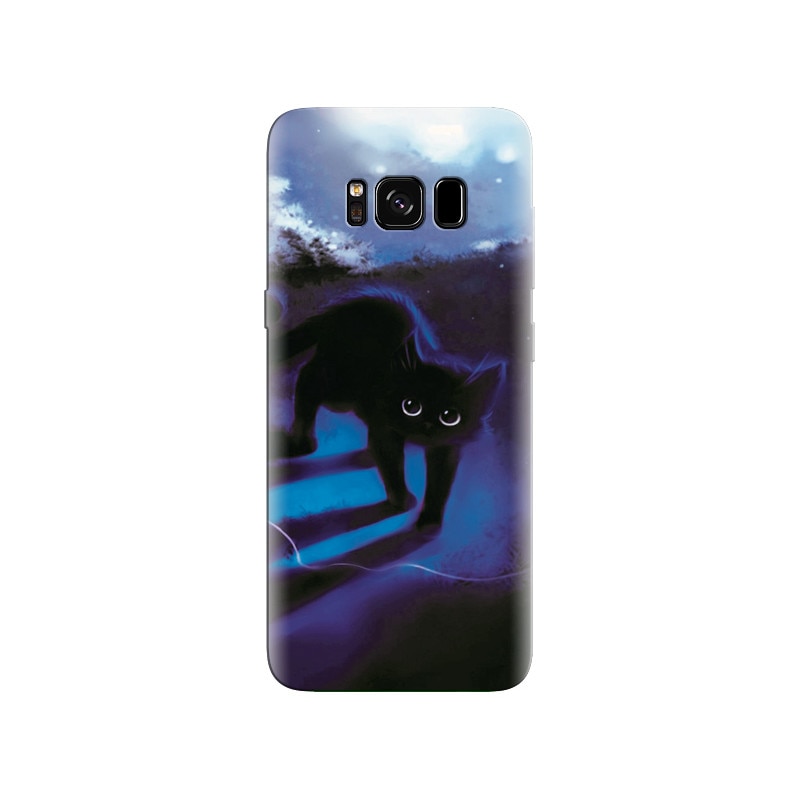 Husa Samsung S8 Cute Art Of Black Kitty Hqs