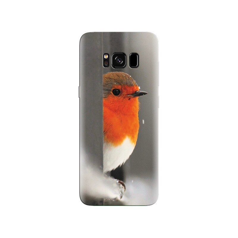 Husa Samsung S8 Plus Cute Birds With Orange And White Color Hqs