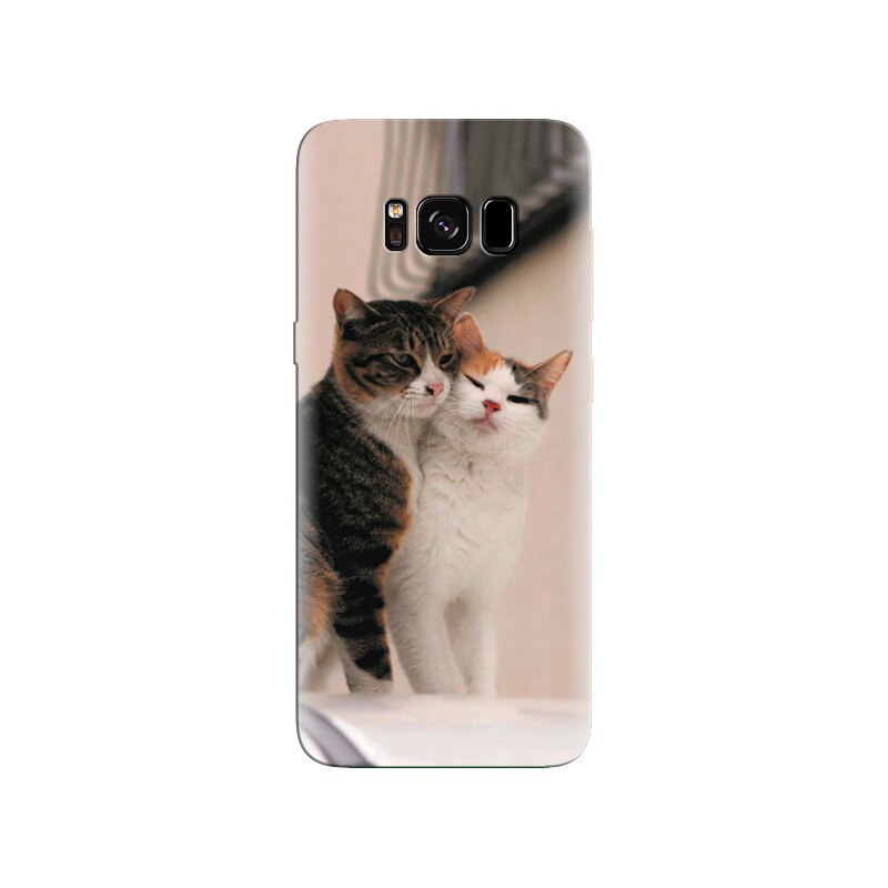 Husa Samsung S8 Cute Couple Cats Animal
