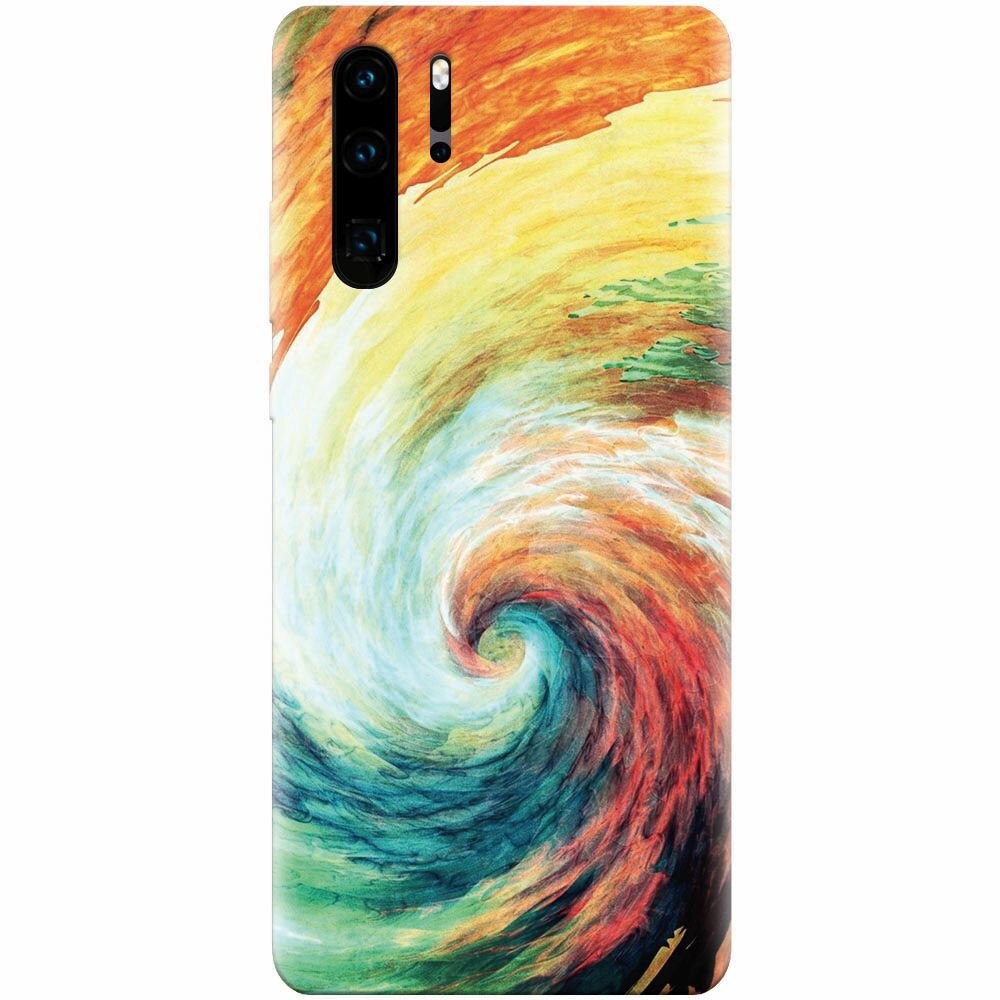 Husa silicon pentru Huawei P30 Pro, Big Wave Painting