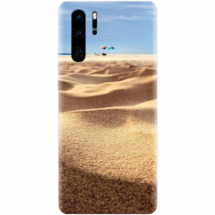 Силиконов калъф за Huawei P30 Pro, Beach Sand Closeup Holiday
