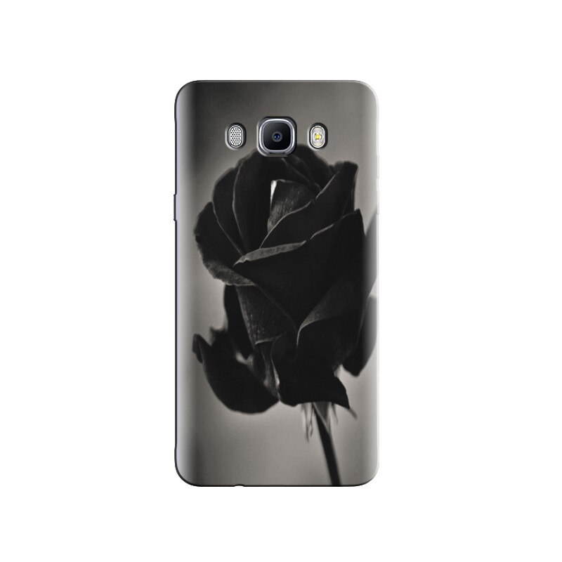 Husa Samsung J5 2016 Abstract Black Rose Flowers
