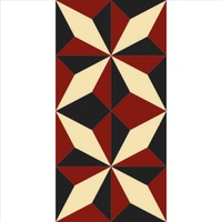 set stickere autocolante faianta decorativa 20cm x 40cm model gri cu visiniu imagen 40_0_
0