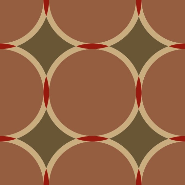 Set stickere autocolante faianta decorativa 20cm x 20cm model decorativ maro cu verde