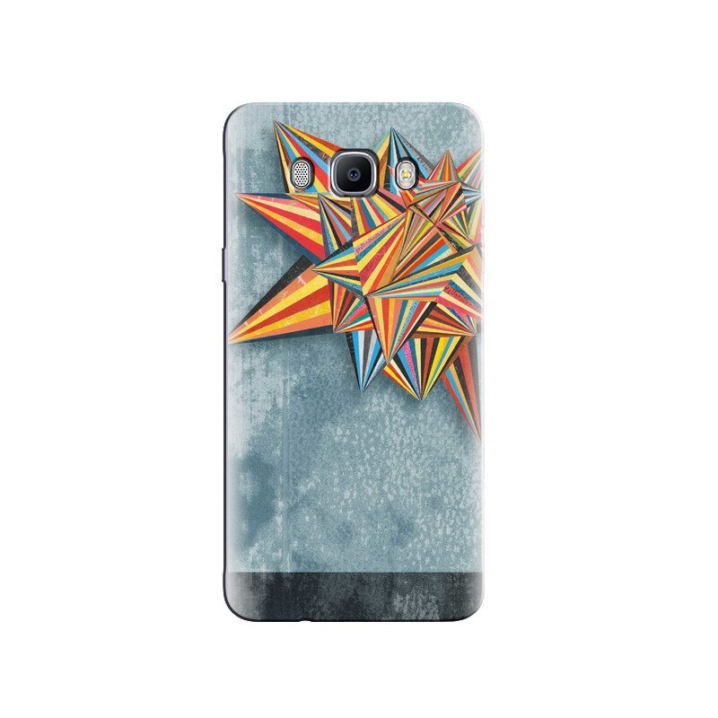 Husa Samsung J5 2016 Abstract Colorful Balloon Triangles