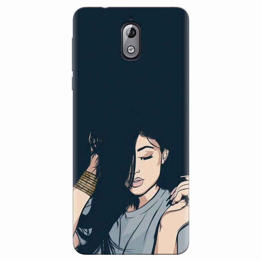 Husa silicon pentru Nokia 3.1, Simple Girl