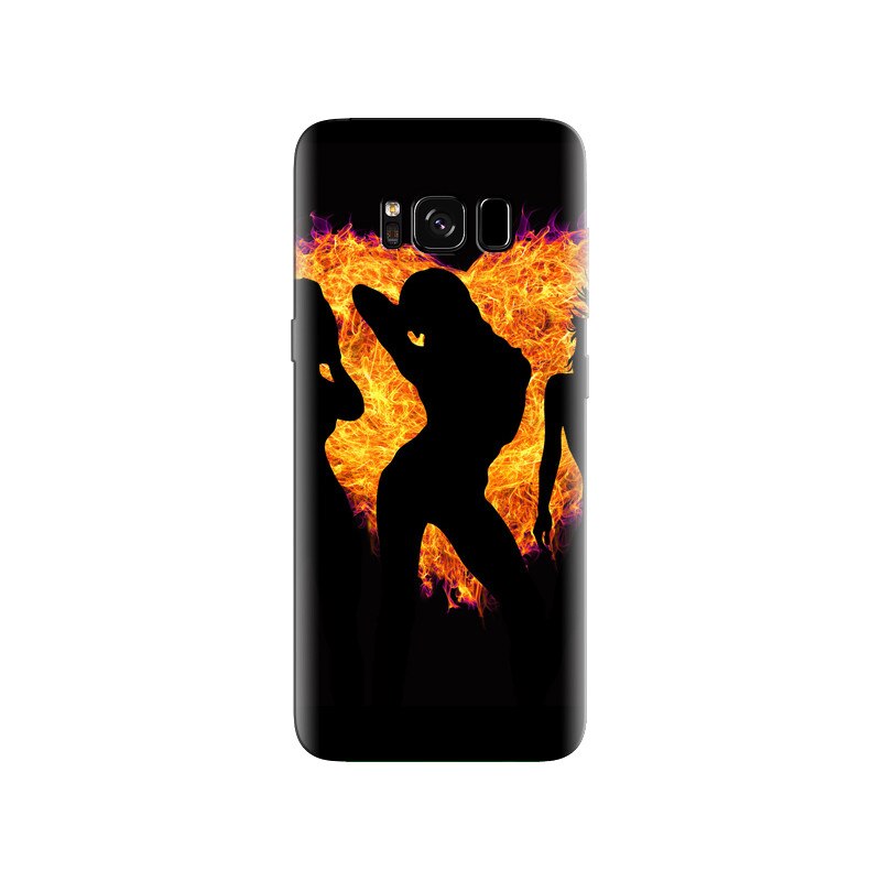 Husa Samsung S8 Flaming Heart