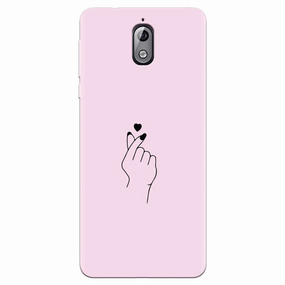 Husa silicon pentru Nokia 3.1, Simple Love