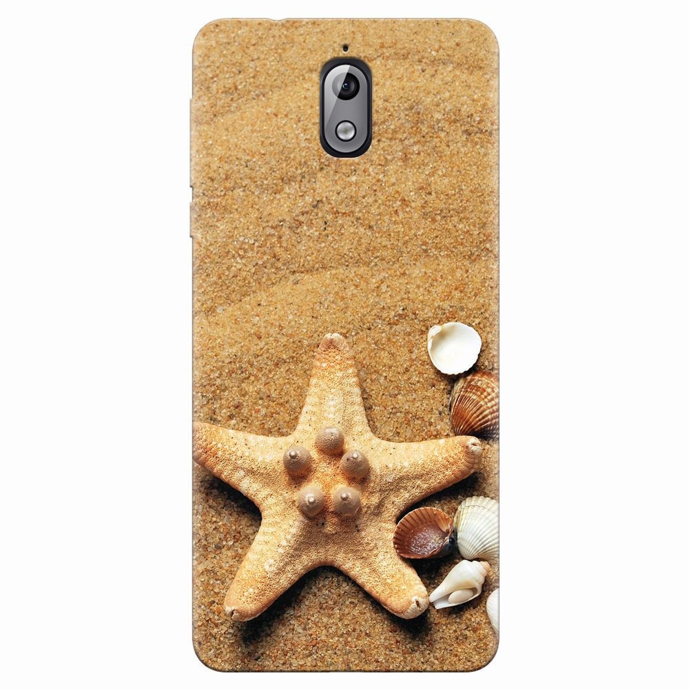 Husa silicon pentru Nokia 3.1, Sea Shells