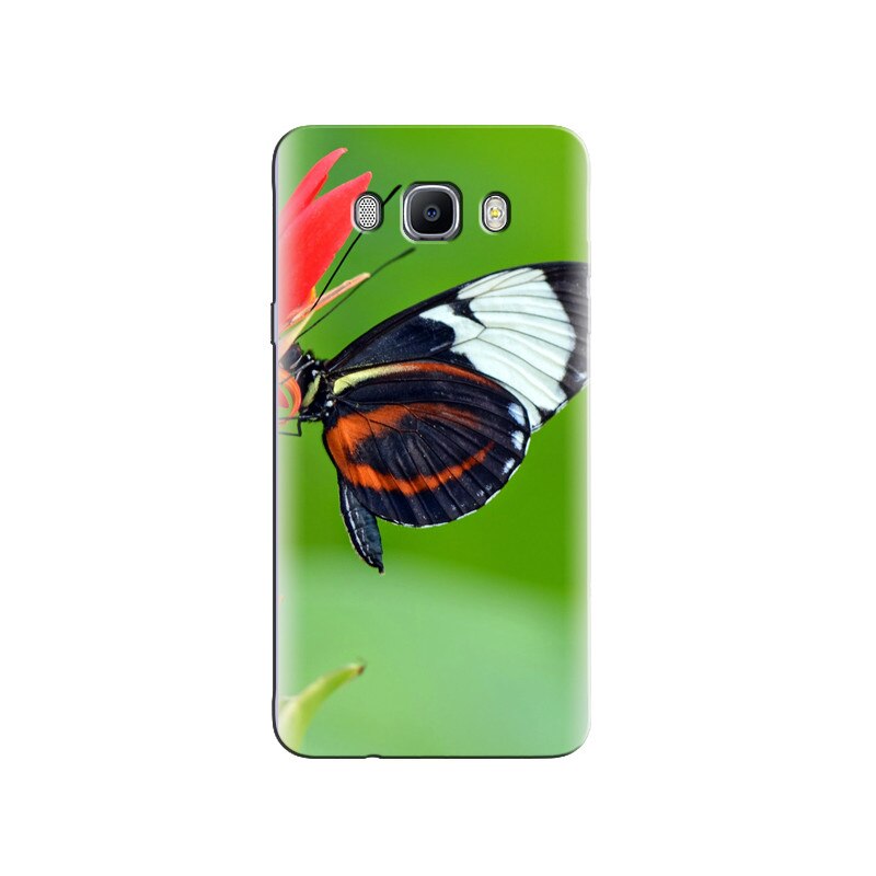 Husa Samsung J5 2016 Beautiful Blck And White Butterflies