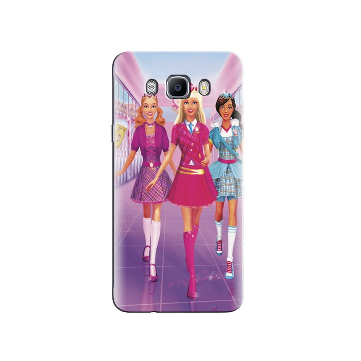 Силиконов калъф, съвместим с Samsung Galaxy J5 2016 - Barbie Princess High Quality модел