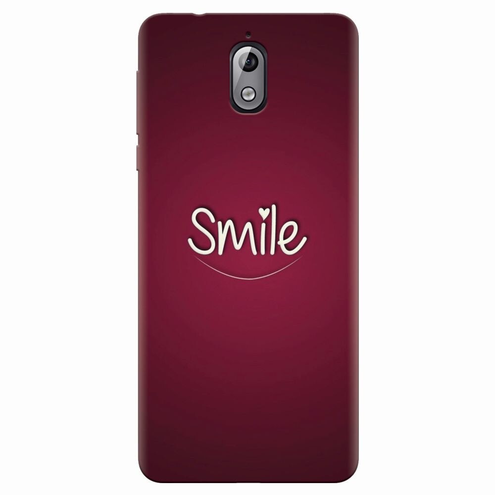 Husa silicon pentru Nokia 3.1, Smile Love