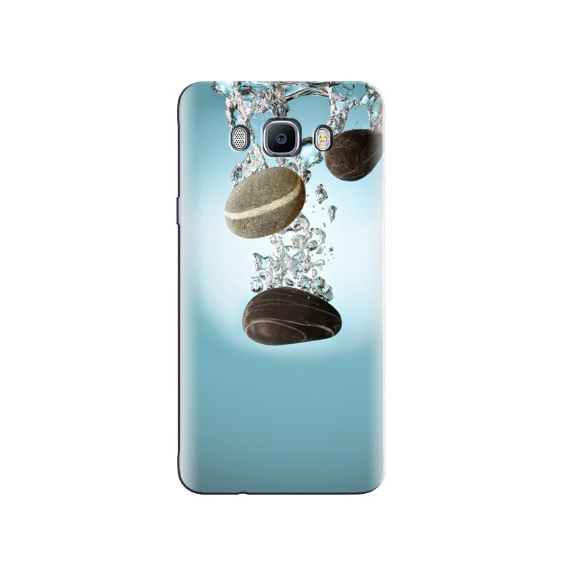 Husa Samsung J5 2016 Black Pebbles Water Splash