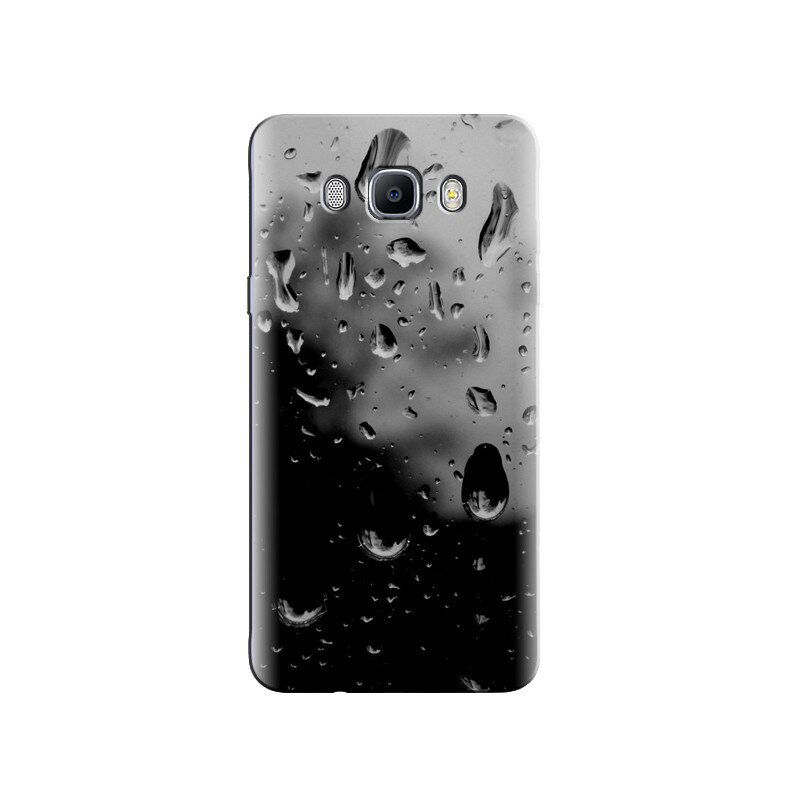 Husa Samsung J5 2016 Black And White Raindrops On Glass