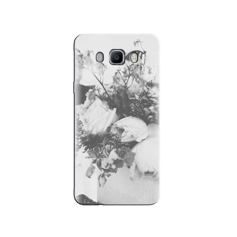 Husa Samsung J5 2016 Black And White Roses