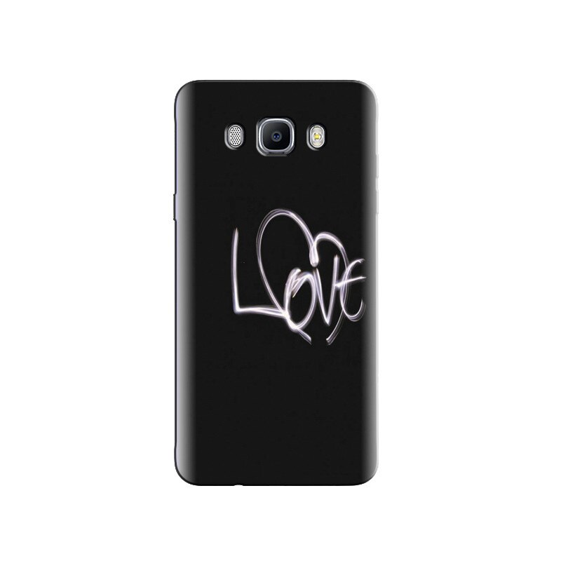 Husa Samsung J5 2016 Black And White Love Tag High Resolutions