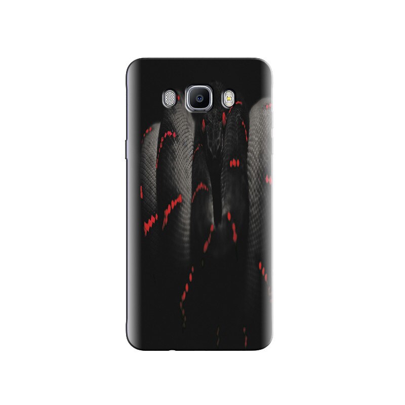 Husa Samsung J5 2016 Black Snack With Red Dots