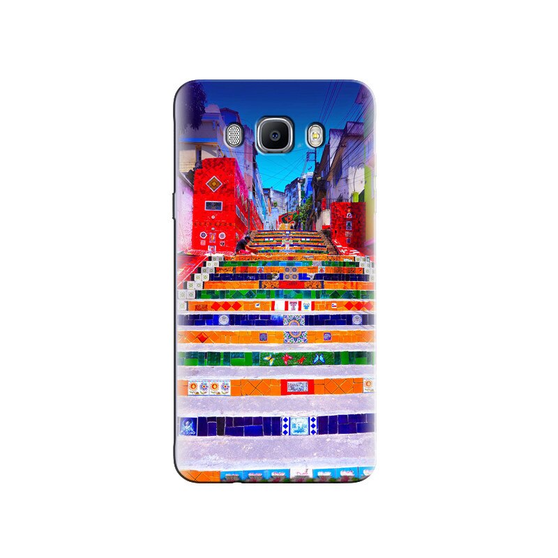 Husa Samsung J5 2016 Brazil Landscape Colorful Stairs Buildings