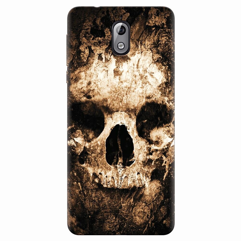Husa silicon pentru Nokia 3.1, Zombie Skull