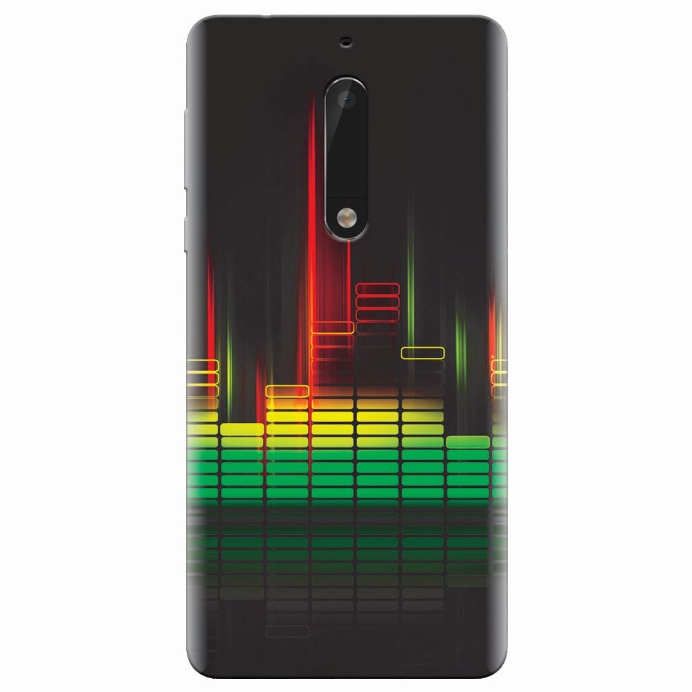 Husa silicon pentru Nokia 5, Abstract Dj Sound System