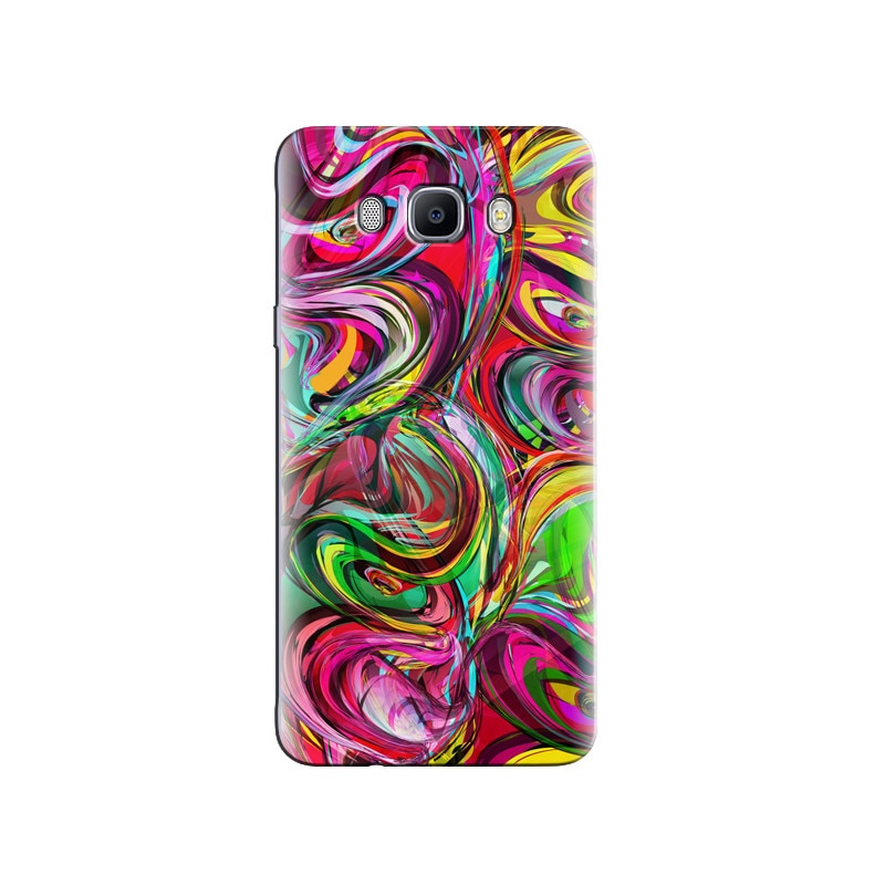 Husa Samsung J5 2016 Colorful Swirls Water Colors
