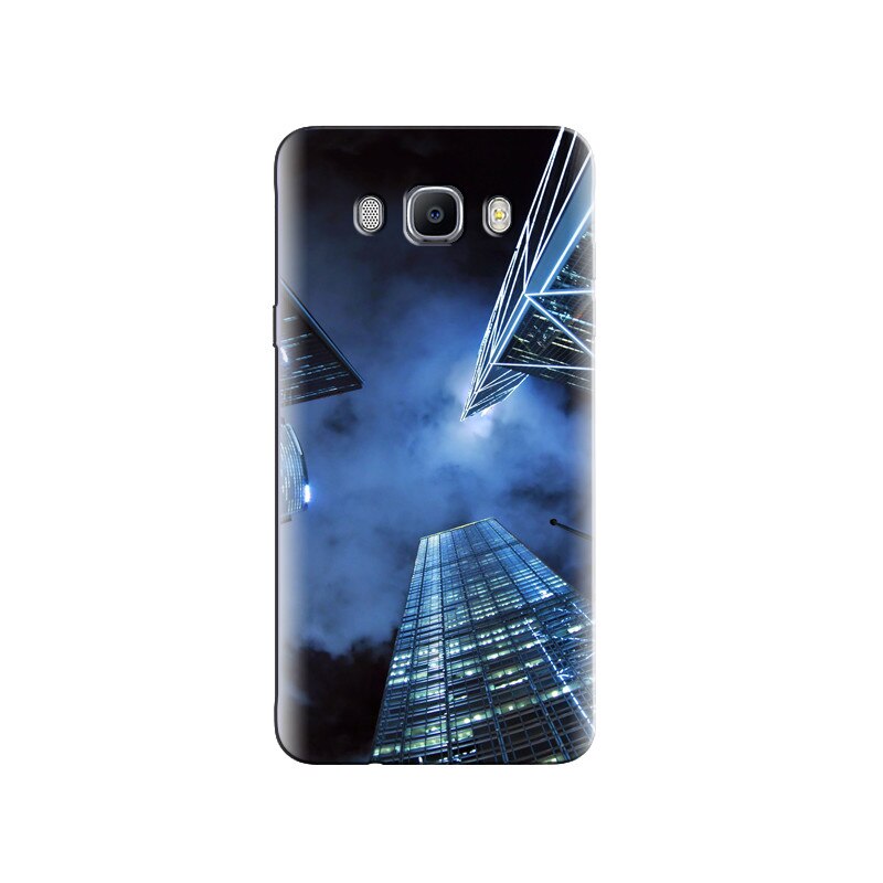 Husa Samsung J5 2016 Dark Night City Look Up Buildings