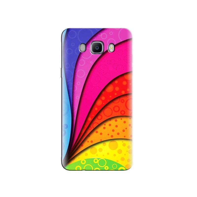Husa Samsung J5 2016 Colorful Swirl Rainbow Dots