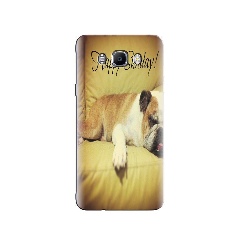 Husa Samsung J5 2016 Dog Sleeping On Sofa At Sunday