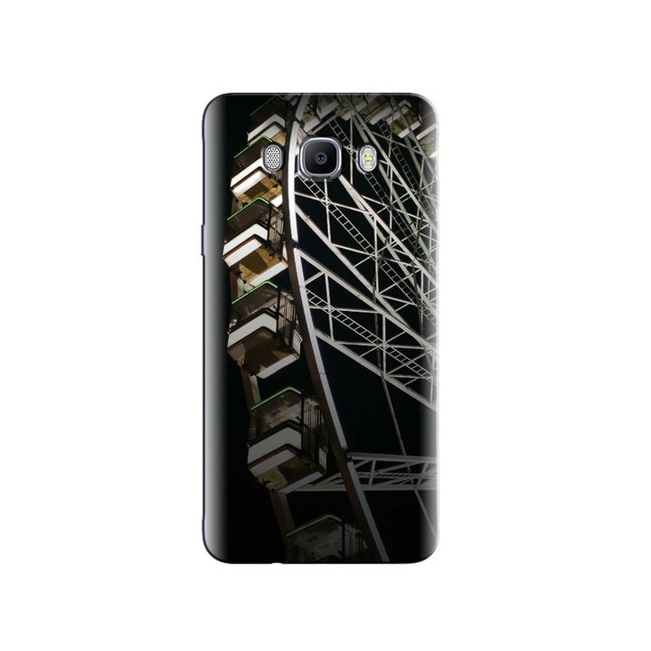 Husa din silicon compatibila cu Samsung Galaxy J5 2016 - model Ferris Wheel At Night