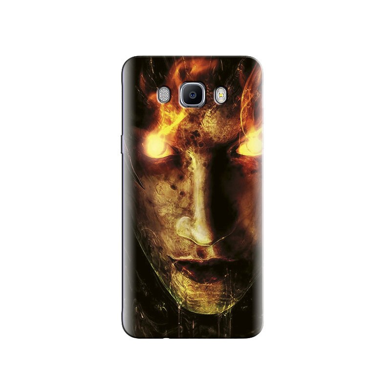 Husa Samsung J5 2016 Fire Demon Glowing Eyes Halloween