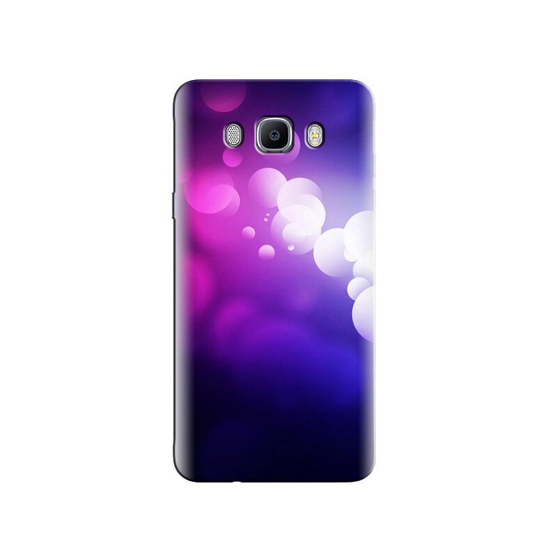Husa Samsung J5 2016 Purple Abstract Bubbles