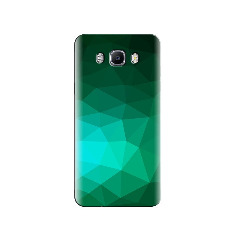 Husa Samsung J5 2016 Green Abstract Grunge Paper