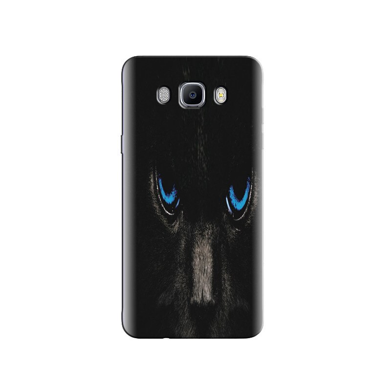 Husa Samsung J5 2016 Black Cat With Blue Eyes