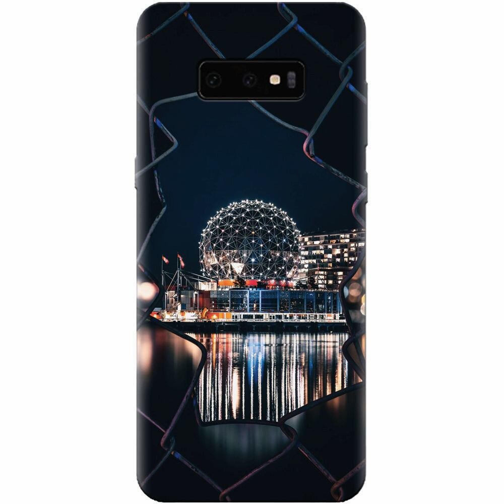 Husa silicon pentru Samsung Galaxy S10 Lite, Abstract Architectural Design