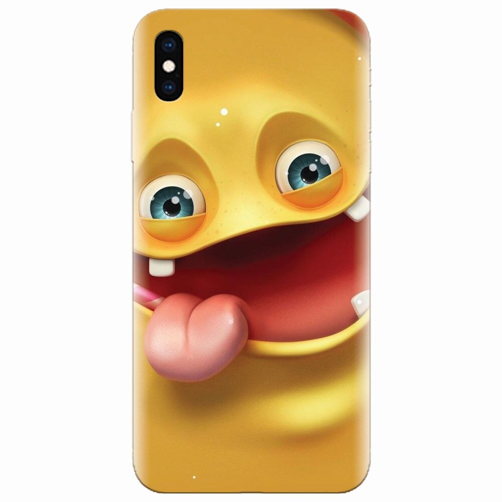Husa silicon pentru Apple Iphone XS Max, Cute Monster