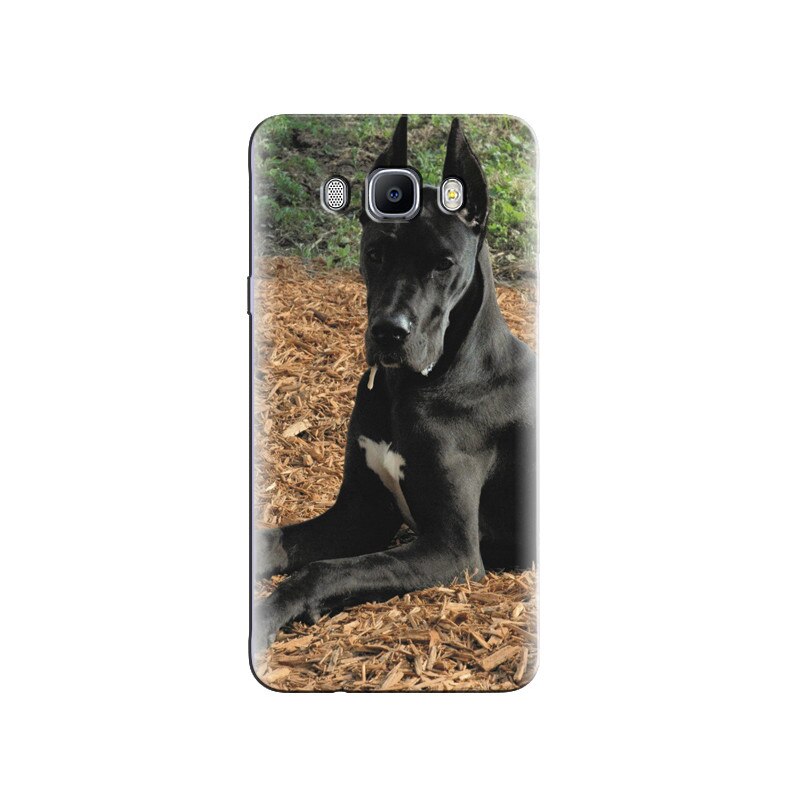 Husa Samsung J5 2016 Black German Dog 640 X 1136s