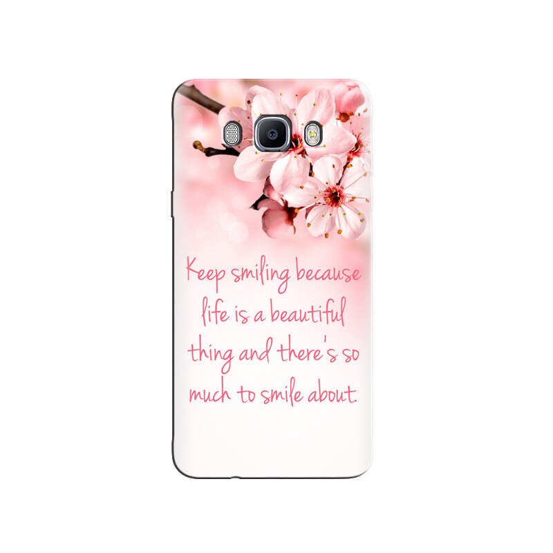 Husa Samsung J3 Quotes Pink 002