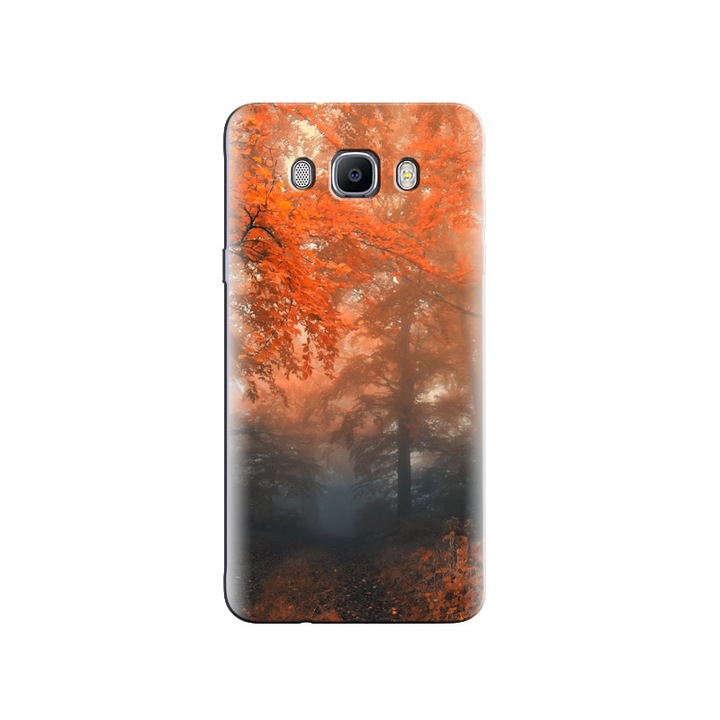 Husa din silicon compatibila cu Samsung Galaxy J5 2016 - model Autumnest Fog Trees