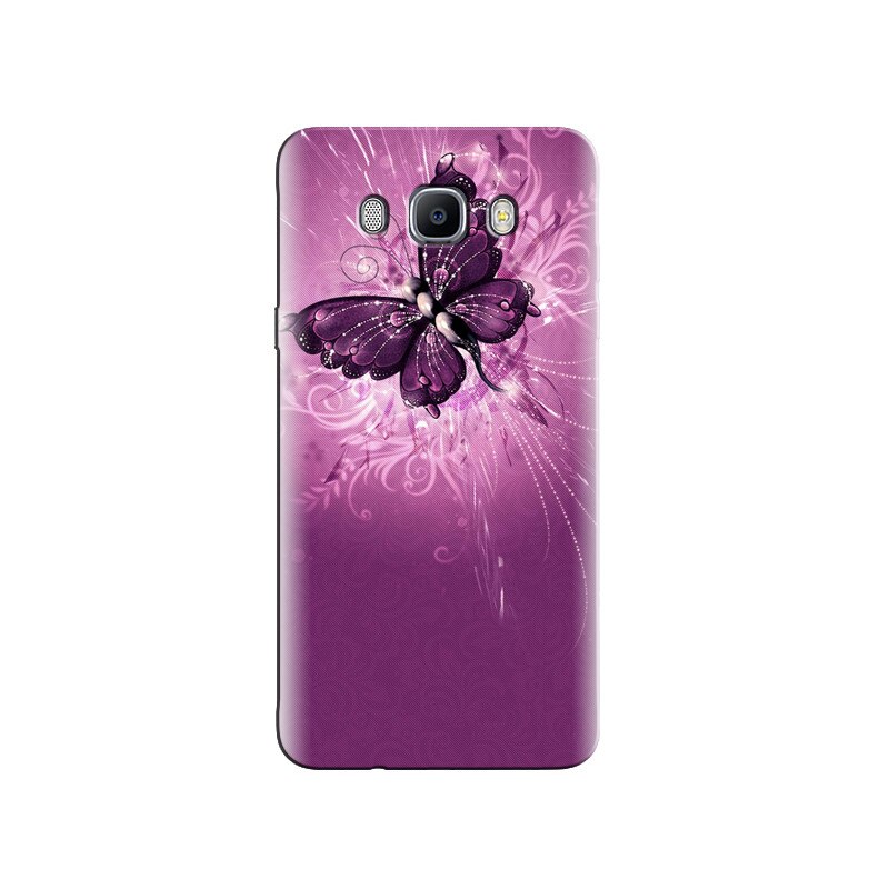 Husa Samsung J5 2016 Purple Butterfly 004