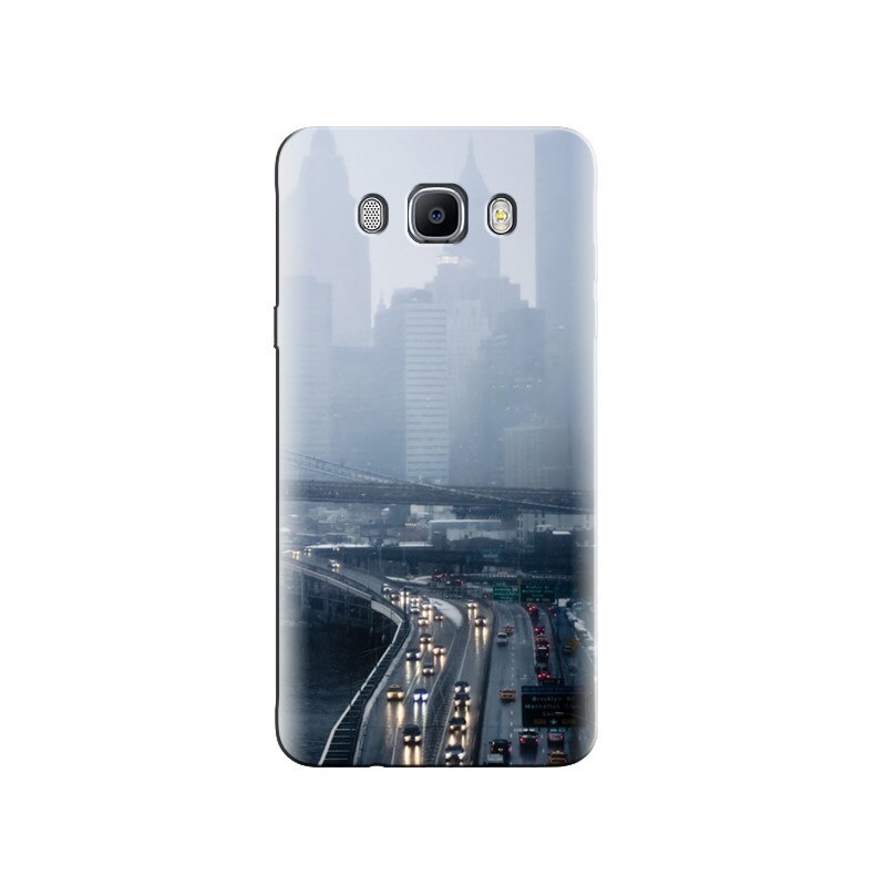 Husa Samsung J5 2016 Rainy New York Skyline