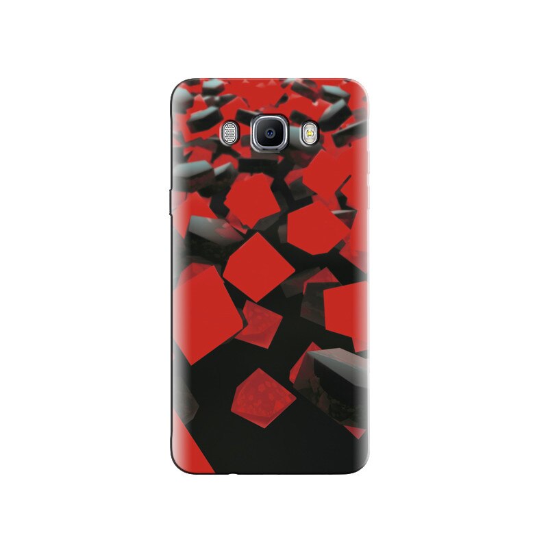 Husa Samsung J5 2016 Red Color Abstract Amazing