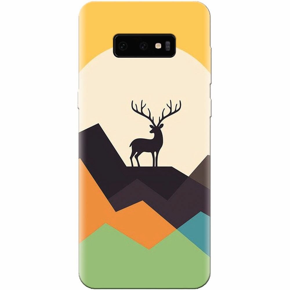 Husa silicon pentru Samsung Galaxy S10 Lite, Abstract Deer
