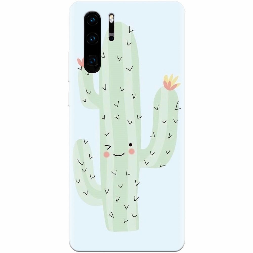 Husa silicon pentru Huawei P30 Pro, Cactus