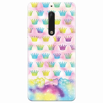 Husa silicon pentru Nokia 5, Girly Plus Husa silicon pentru Nokia 5, Girly Plus