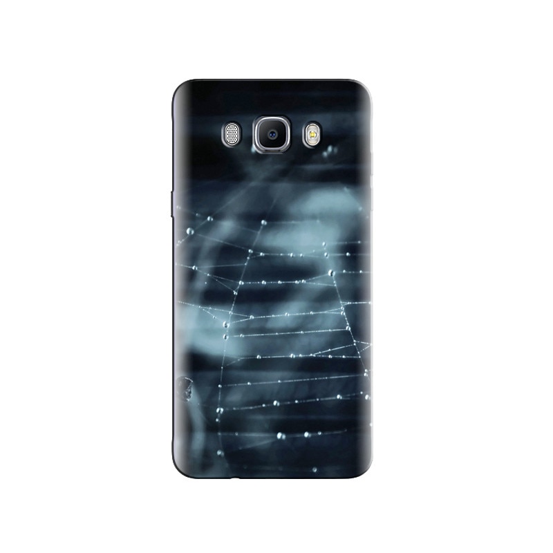 Husa Samsung J5 2016 Black Cobweb With Dew Drops