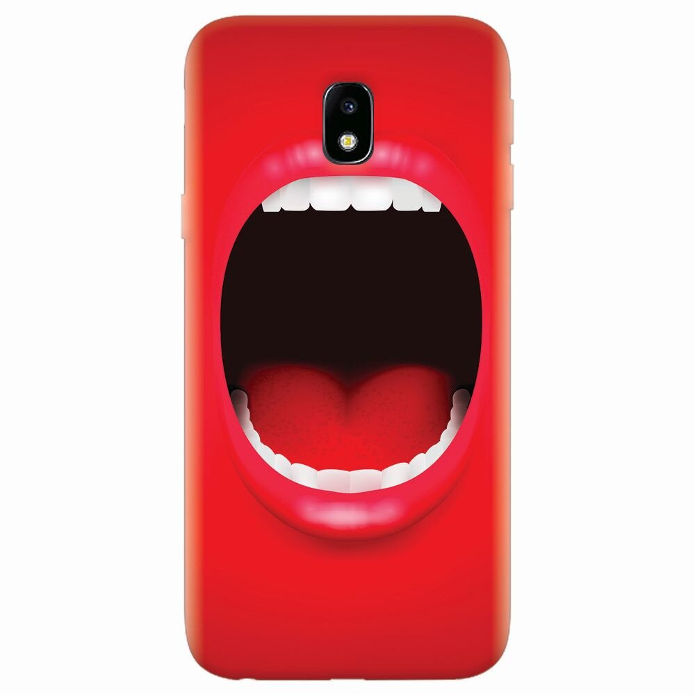 Husa silicon pentru Samsung Galaxy J7 Pro 2017, Big Mouth