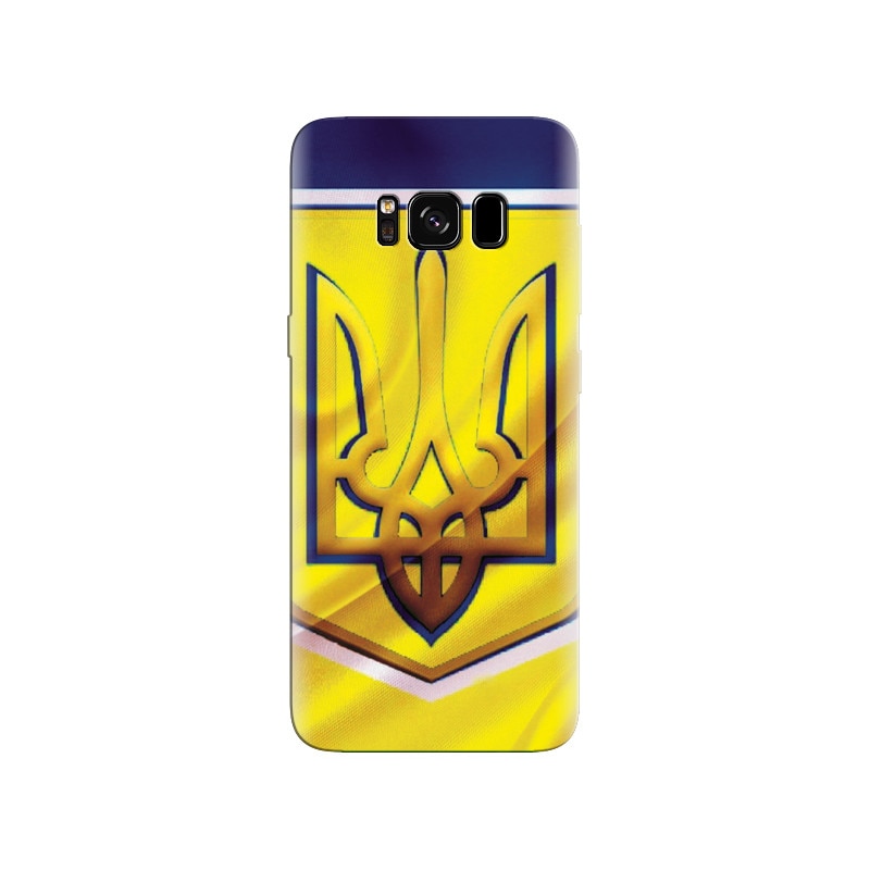 Husa Samsung S8 Flag And Coat Arms Ukraine