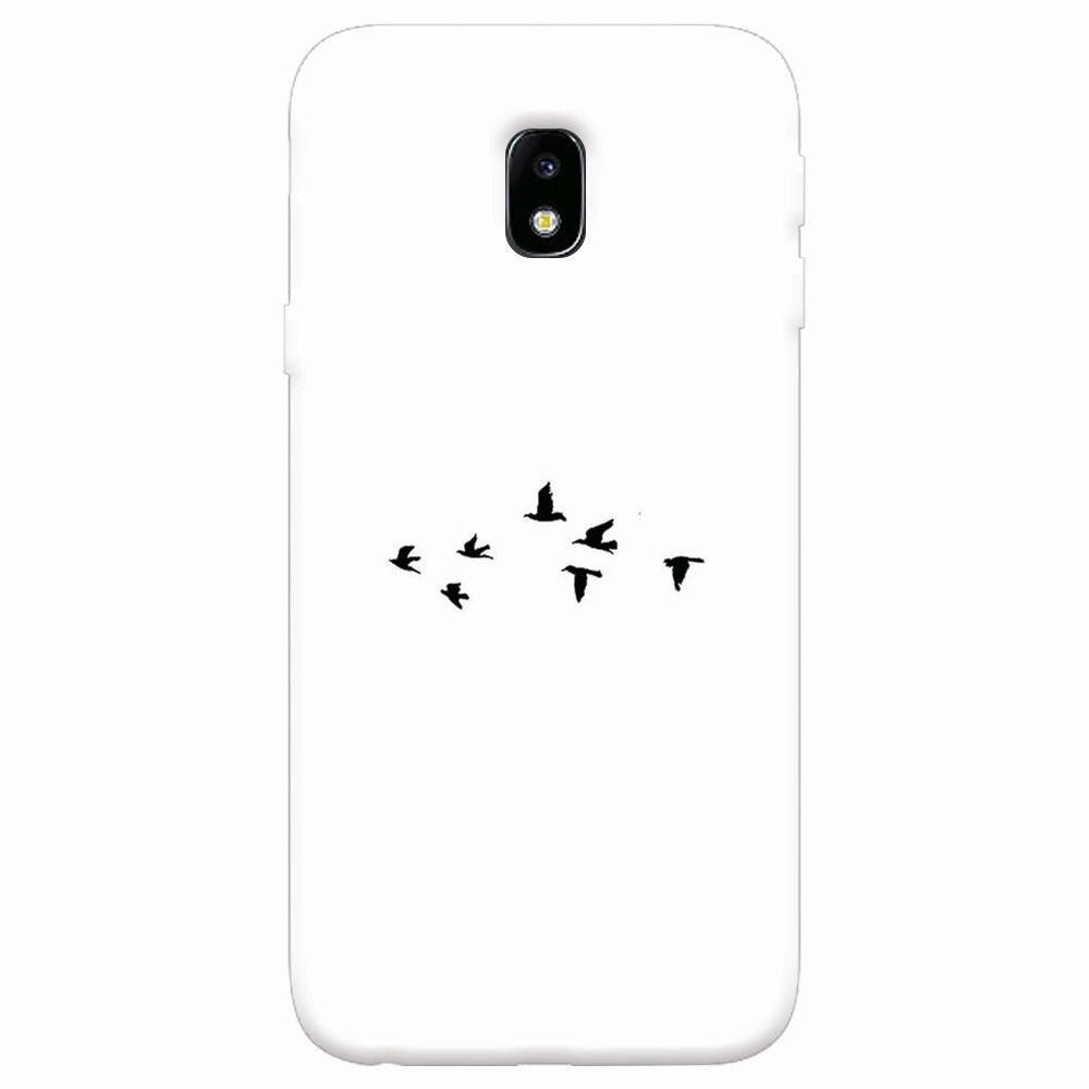 Husa silicon pentru Samsung Galaxy J7 2017, Birds