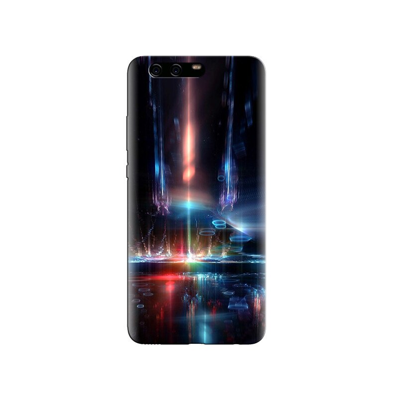 Husa Huawei P10 PLUS Abstract Neon Lights Galaxy