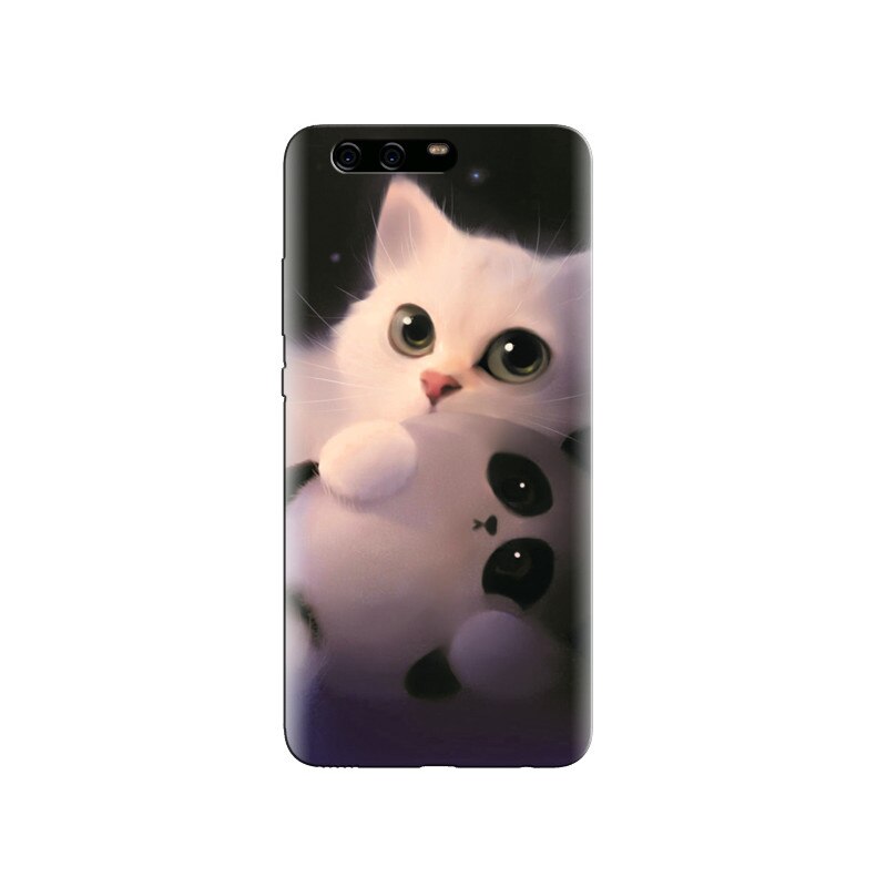 Husa Huawei P10 PLUS Beautiful Art Of White Cat And Panda Hqs